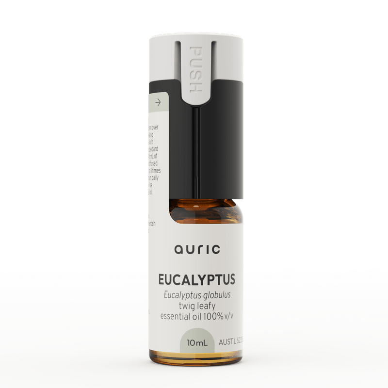 Eucalyptus essential oil bottle